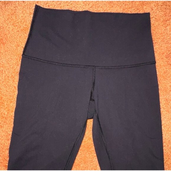 Lululemon Wunder Under Pant High Rise Black 30" Yoga Activewear Leggings Size 6 - Picture 3 of 8
